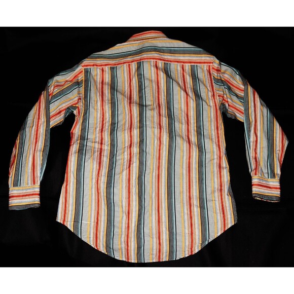 Robert Graham Men's Long Sleeve Button Front Paisley Flip Cuff Shirt Size Large - Picture 3 of 12